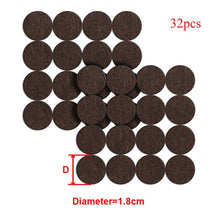 Load image into Gallery viewer, 8/16/24pcs/lot Chair Leg Pads Floor Protectors for Furniture Legs Table leg Covers Round Bottom Anti-Slip Pads Rubber Feet